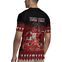 Custom Tonga 676 Haamonga a Maui Rugby Jersey Tongan Sipi Tau Unique Dance LT9 - Polynesian Pride