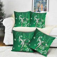 Personalized Hawaiian Maori Hammerhead Shark Pillow Cover Omaomao Plumeria LT9 - Polynesian Pride