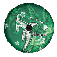 Personalized Hawaiian Maori Hammerhead Shark Spare Tire Cover Omaomao Plumeria LT9 - Polynesian Pride