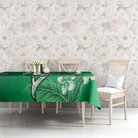 Personalized Hawaiian Maori Hammerhead Shark Tablecloth Omaomao Plumeria LT9 - Polynesian Pride
