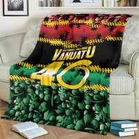 Vanuatu 46th Year Anniversary Blanket 30 July 1980 Hibiscus Seamless Pattern LT9 - Polynesian Pride