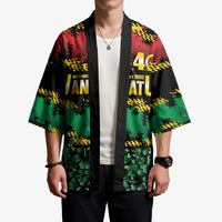 Vanuatu 46th Year Anniversary Kimono 30 July 1980 Hibiscus Seamless Pattern LT9 - Polynesian Pride