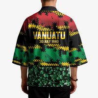 Vanuatu 46th Year Anniversary Kimono 30 July 1980 Hibiscus Seamless Pattern LT9 - Polynesian Pride