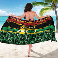Vanuatu 46th Year Anniversary Sarong 30 July 1980 Hibiscus Seamless Pattern LT9 - Polynesian Pride