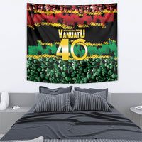 Vanuatu 46th Year Anniversary Tapestry 30 July 1980 Hibiscus Seamless Pattern LT9 - Polynesian Pride