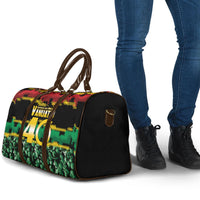 Vanuatu 46th Year Anniversary Travel Bag 30 July 1980 Hibiscus Seamless Pattern LT9 - Polynesian Pride