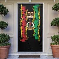 Vanuatu 46th Year Anniversary Door Cover Tamtam Slit Drums Long God Yumi Stanap LT9 Black - Polynesian Pride