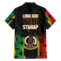 Vanuatu 46th Year Anniversary Hawaiian Shirt Tamtam Slit Drums Long God Yumi Stanap LT9 - Polynesian Pride