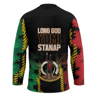 Vanuatu 46th Year Anniversary Hockey Jersey Tamtam Slit Drums Long God Yumi Stanap LT9 - Polynesian Pride