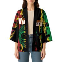Vanuatu 46th Year Anniversary Kimono Tamtam Slit Drums Long God Yumi Stanap LT9 - Polynesian Pride