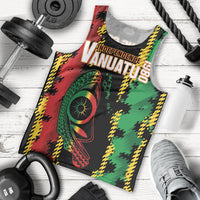 Vanuatu 46th Year Anniversary Men Tank Top Tamtam Slit Drums Long God Yumi Stanap LT9 - Polynesian Pride