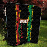Vanuatu 46th Year Anniversary Quilt Tamtam Slit Drums Long God Yumi Stanap LT9 - Polynesian Pride