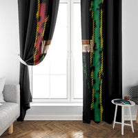Vanuatu 46th Year Anniversary Window Curtain Tamtam Slit Drums Long God Yumi Stanap LT9 - Polynesian Pride