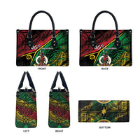 Vanuatu 46th Year Anniversary Leather Bag Vintage Grunge Vanuatu Flag Heritage LT9 - Polynesian Pride