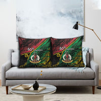 Vanuatu 46th Year Anniversary Pillow Cover Vintage Grunge Vanuatu Flag Heritage LT9 - Polynesian Pride
