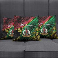Vanuatu 46th Year Anniversary Pillow Cover Vintage Grunge Vanuatu Flag Heritage LT9 - Polynesian Pride