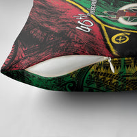 Vanuatu 46th Year Anniversary Pillow Cover Vintage Grunge Vanuatu Flag Heritage LT9 - Polynesian Pride