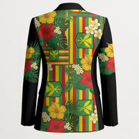 Hawaii Kanaka Maoli Hibiscus Blazer Hawaiian Flag Motif