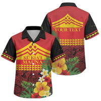 Hawaii Ku Kia'i Mauna Personalized Family Matching Short Sleeve Bodycon Dress and Hawaiian Shirt Hibiscus Kakau Pattern LT9 - Polynesian Pride