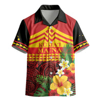 Hawaii Ku Kia'i Mauna Personalized Kid Hawaiian Shirt Hibiscus Kakau Pattern LT9 - Polynesian Pride