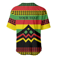 Hawaii Ku Kia'i Mauna Personalized Baseball Jersey Hawaiian Kanaka Maoli Motif