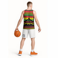Hawaii Ku Kia'i Mauna Personalized Basketball Jersey Hawaiian Kanaka Maoli Motif