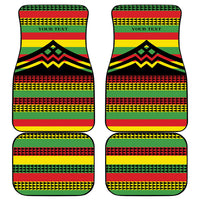Hawaii Ku Kia'i Mauna Personalized Car Mats Hawaiian Kanaka Maoli Motif