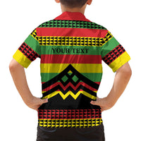 Hawaii Ku Kia'i Mauna Personalized Kid Hawaiian Shirt Hawaiian Kanaka Maoli Motif LT9 - Polynesian Pride