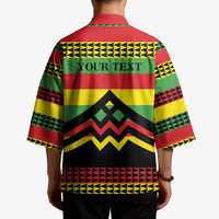 Hawaii Ku Kia'i Mauna Personalized Kimono Hawaiian Kanaka Maoli Motif