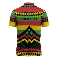 Hawaii Ku Kia'i Mauna Personalized Zipper Polo Shirt Hawaiian Kanaka Maoli Motif LT9 - Polynesian Pride