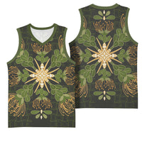Hawaii Ohia Lehua Squares Basketball Jersey Hawaiian Quilt Inspired Floral Pattern