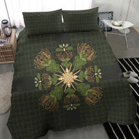 Hawaii Ohia Lehua Squares Bedding Set Hawaiian Quilt Inspired Floral Pattern
