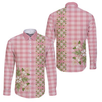 Akala Hamele Hawai'i Palaka Squares Maile Leaf Family Matching Summer Maxi Dress and Hawaiian Shirt Flowers Hawaiian Quilt Patterns