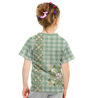 Liko Kukui Hawai'i Palaka Squares Maile Leaf Kid T Shirt Flowers Hawaiian Quilt Patterns