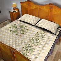 Melemele Ahiahia Hawai'i Palaka Squares Maile Leaf Quilt Bed Set Flowers Hawaiian Quilt Patterns