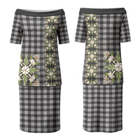 Pauli Hawai'i Palaka Squares Maile Leaf Couples Matching Puletasi and Long Sleeve Button Shirt Flowers Hawaiian Quilt Patterns