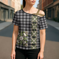 Pauli Hawai'i Palaka Squares Maile Leaf Cross Shoulder Shirt Flowers Hawaiian Quilt Patterns