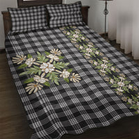 Pauli Hawai'i Palaka Squares Maile Leaf Quilt Bed Set Flowers Hawaiian Quilt Patterns