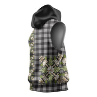 Pauli Hawai'i Palaka Squares Maile Leaf Sleeveless Hoodie Flowers Hawaiian Quilt Patterns