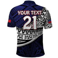Custom Samoa Rugby Pacific Polo Shirt Samoan Warrior Tribal Pattern LT9 - Polynesian Pride