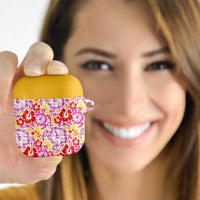 Palaka with Honu and Hibiscus AirPods Case Hawaiian Heritage Spirit LT9 - Polynesian Pride