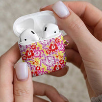 Palaka with Honu and Hibiscus AirPods Case Hawaiian Heritage Spirit LT9 - Polynesian Pride