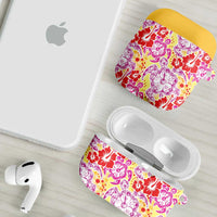 Palaka with Honu and Hibiscus AirPods Case Hawaiian Heritage Spirit LT9 - Polynesian Pride