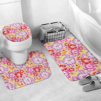 Palaka with Honu and Hibiscus Bathroom Set Hawaiian Heritage Spirit - Polynesian Pride