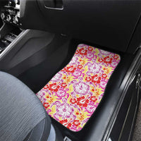Palaka with Honu and Hibiscus Car Mats Hawaiian Heritage Spirit - Polynesian Pride