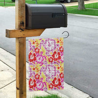 Palaka with Honu and Hibiscus Garden Flag Hawaiian Heritage Spirit - Polynesian Pride