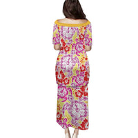 Palaka with Honu and Hibiscus Puletasi Hawaiian Heritage Spirit - Polynesian Pride