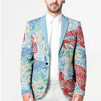 Palaka with Honu and Plumeria Blazer Hawaiian Heritage Spirit LT9 - Polynesian Pride