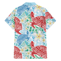Palaka with Honu and Plumeria Family Matching Puletasi and Hawaiian Shirt Hawaiian Heritage Spirit - Polynesian Pride