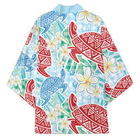 Palaka with Honu and Plumeria Kimono Hawaiian Heritage Spirit - Polynesian Pride